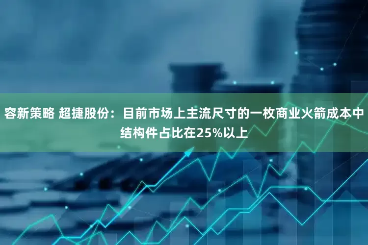 容新策略 超捷股份：目前市场上主流尺寸的一枚商业火箭成本中结构件占比在25%以上